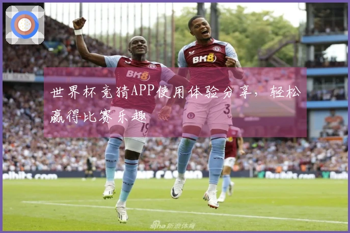 世界杯竞猜APP使用体验分享，轻松赢得比赛乐趣
